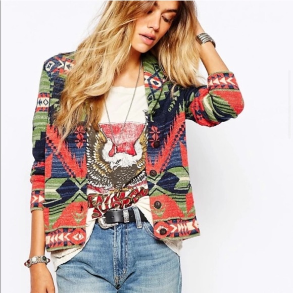 Denim & Supply Ralph Lauren Sweaters - Ralph Lauren Denim Supply Cardigan Native Western